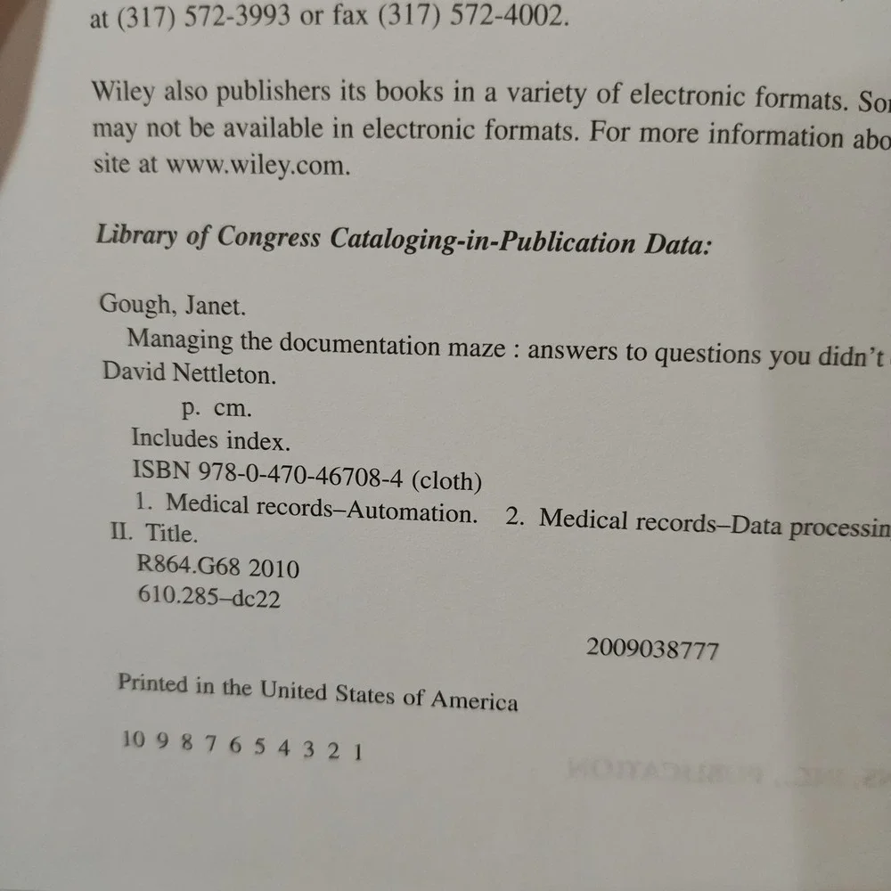 Managing the Documentation Maze : Answers to‎ Questions You Didnt 9780470467084